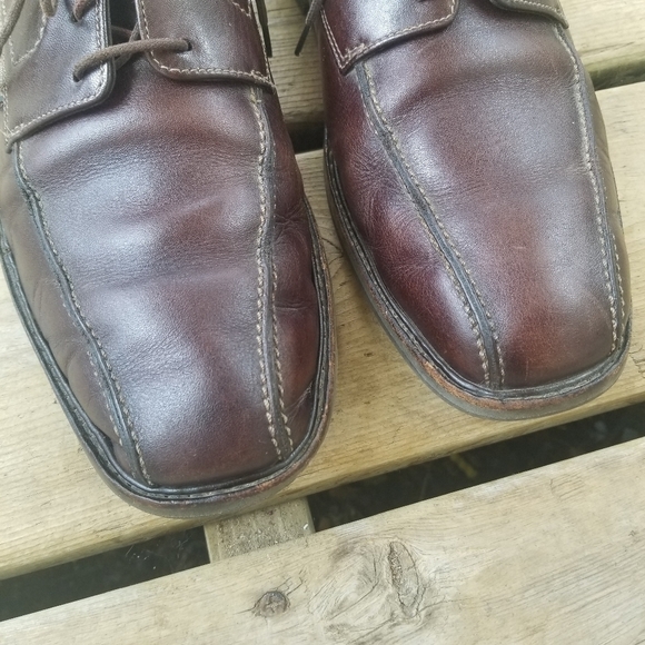 Mephisto Gaetan Brown Leather Bicycle Derby Oxford - Picture 3 of 10